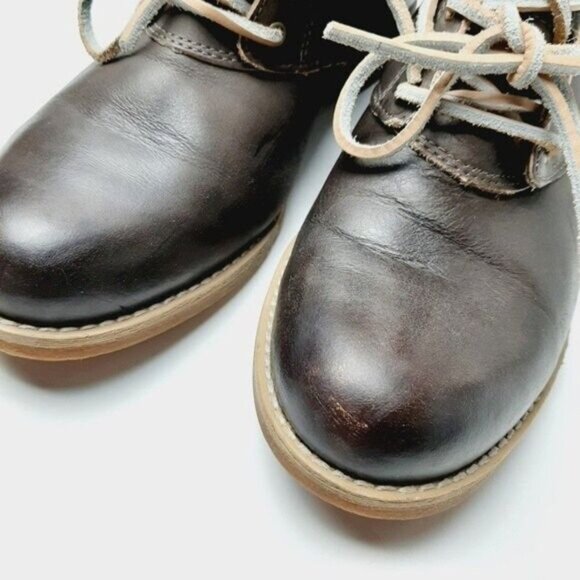 TIMBERLAND / Earthkeepers Savin Hill Brown Leather Lace Up Ankle Boots Sz 8 - Picture 7 of 14